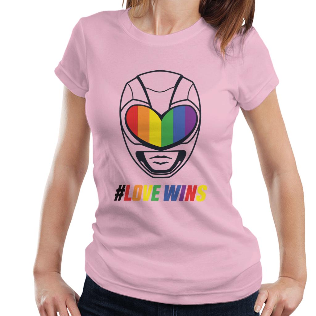 Power Rangers Love Wins Rainbow Visor Women's T-Shirt product image 6