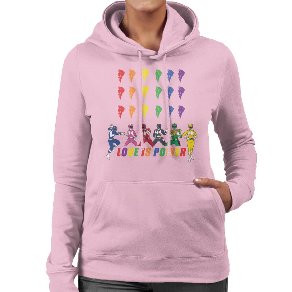 Power Rangers Love Is Women's Hooded Sweatshirt product image 6