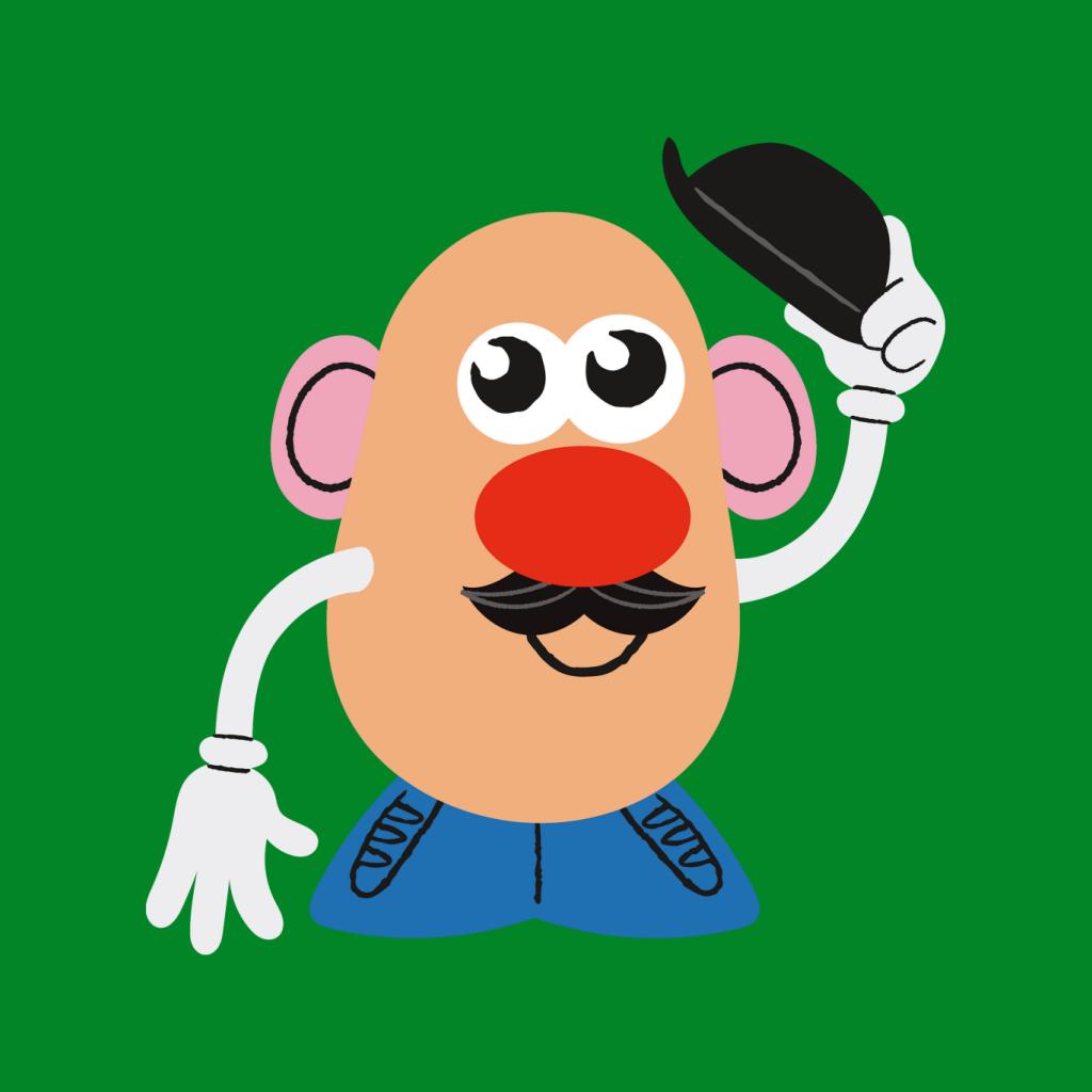 Mr Potato Head Tipping Hat Kid's T-Shirt