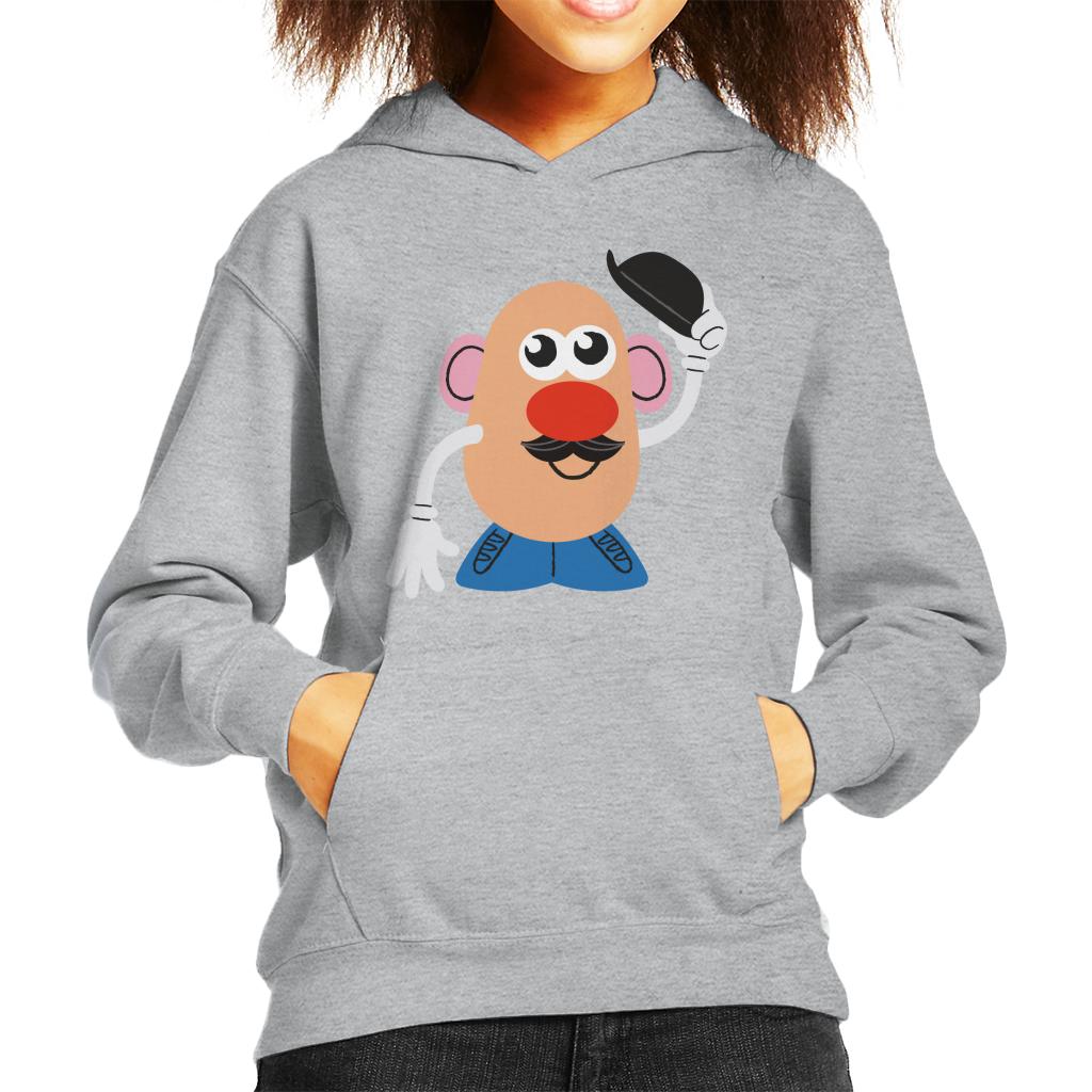Mr Potato Head Tipping Hat Kid's Hooded Sweatshirt