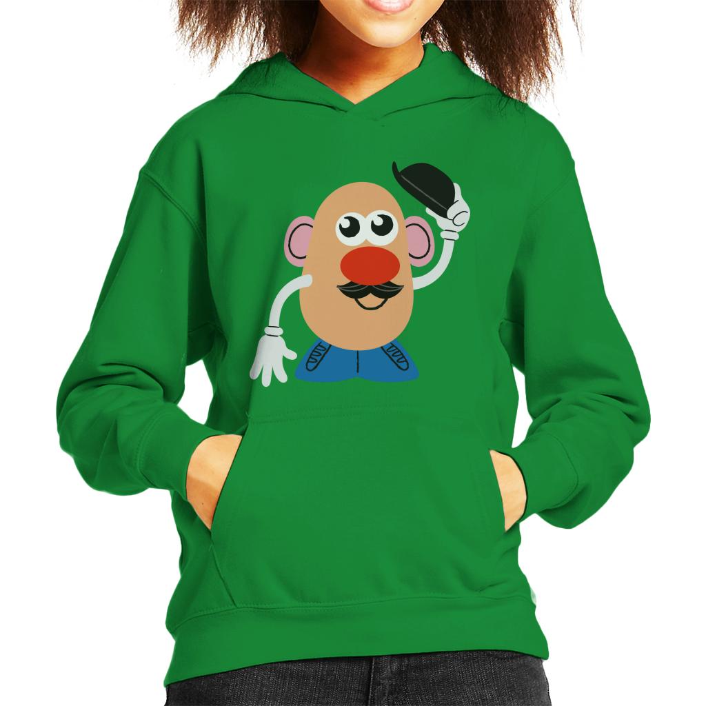 Mr Potato Head Tipping Hat Kid's Hooded Sweatshirt