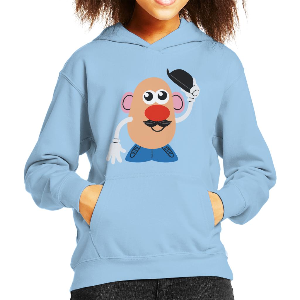 Mr Potato Head Tipping Hat Kid's Hooded Sweatshirt