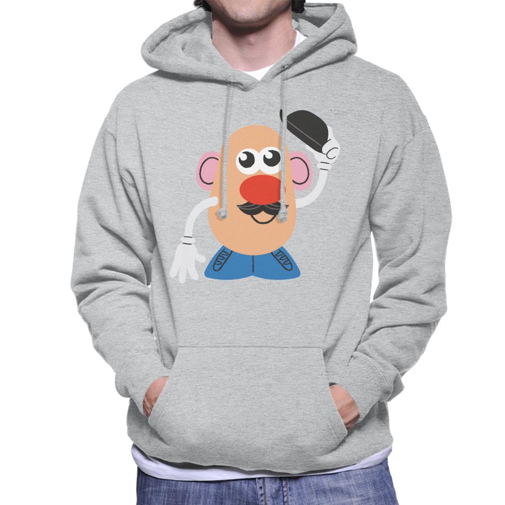 Mr Potato Head Tipping Hat Men's Hooded Sweatshirt