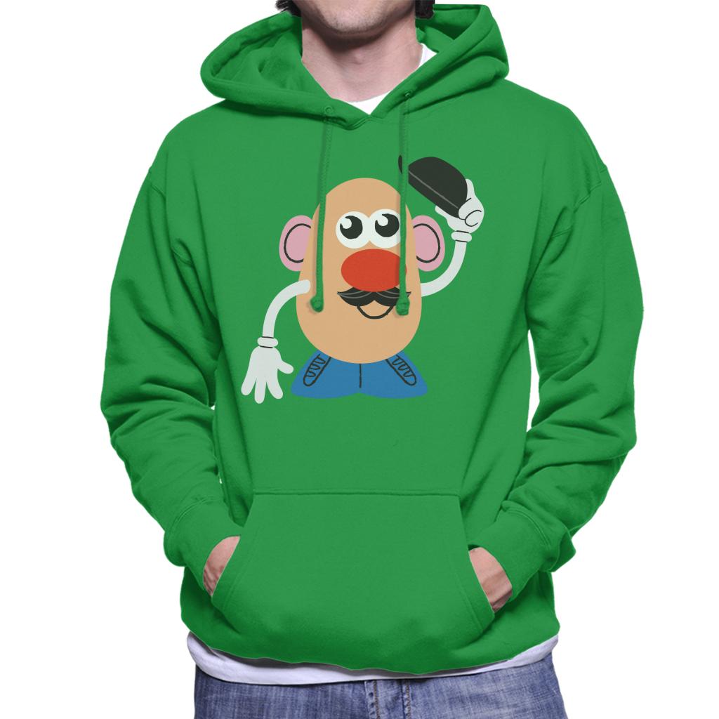 Mr Potato Head Tipping Hat Men's Hooded Sweatshirt