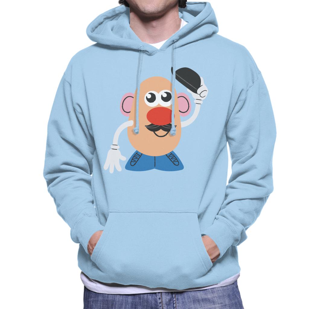 Mr Potato Head Tipping Hat Men's Hooded Sweatshirt