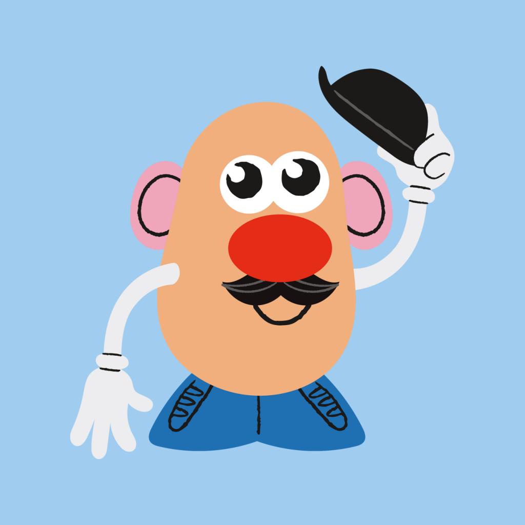 Mr Potato Head Tipping Hat Kid's T-Shirt