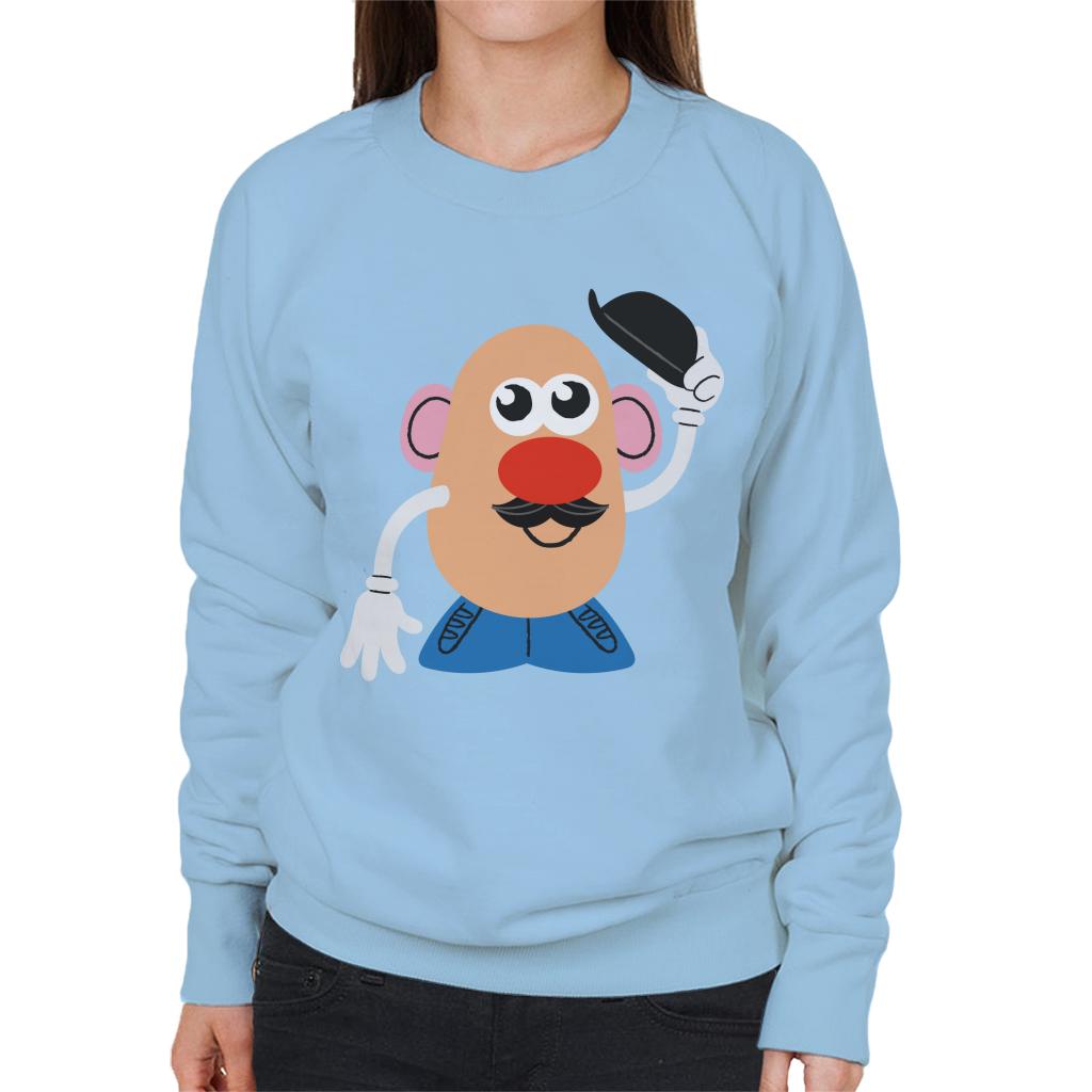 Mr Potato Head Tipping Hat Women's Sweatshirt