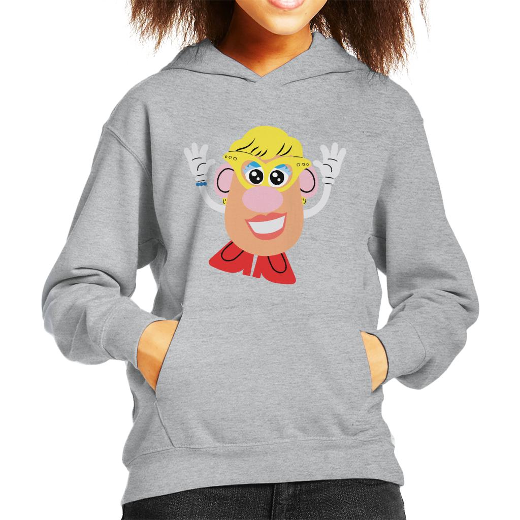 Mrs Potato Head Yellow Glasses Kid's Hooded Sweatshirt product image 1