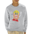 Mrs Potato Head Yellow Glasses Kid's Sweatshirt product image 1