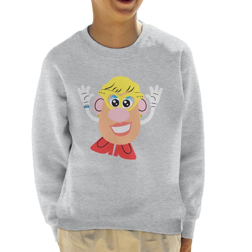 Mrs Potato Head Yellow Glasses Kid's Sweatshirt product image 1