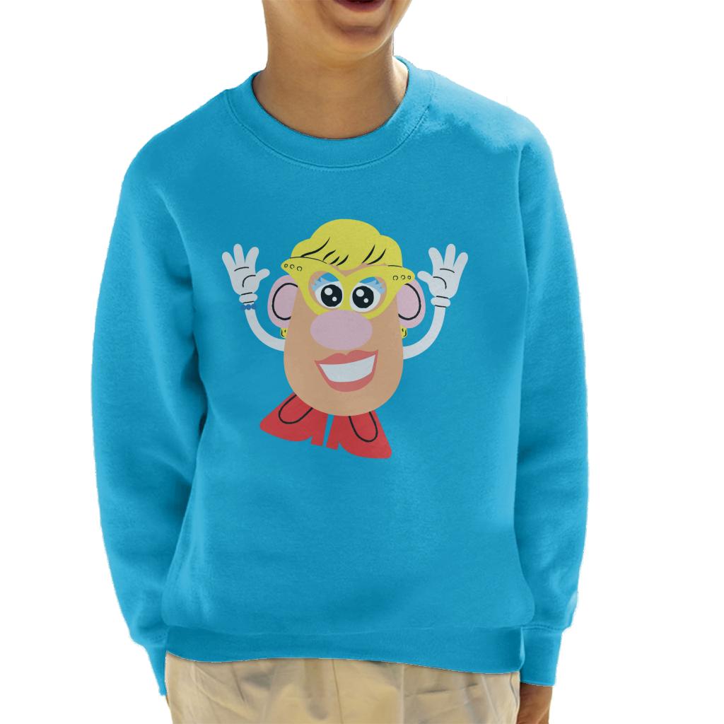Mrs Potato Head Yellow Glasses Kid's Sweatshirt product image 6