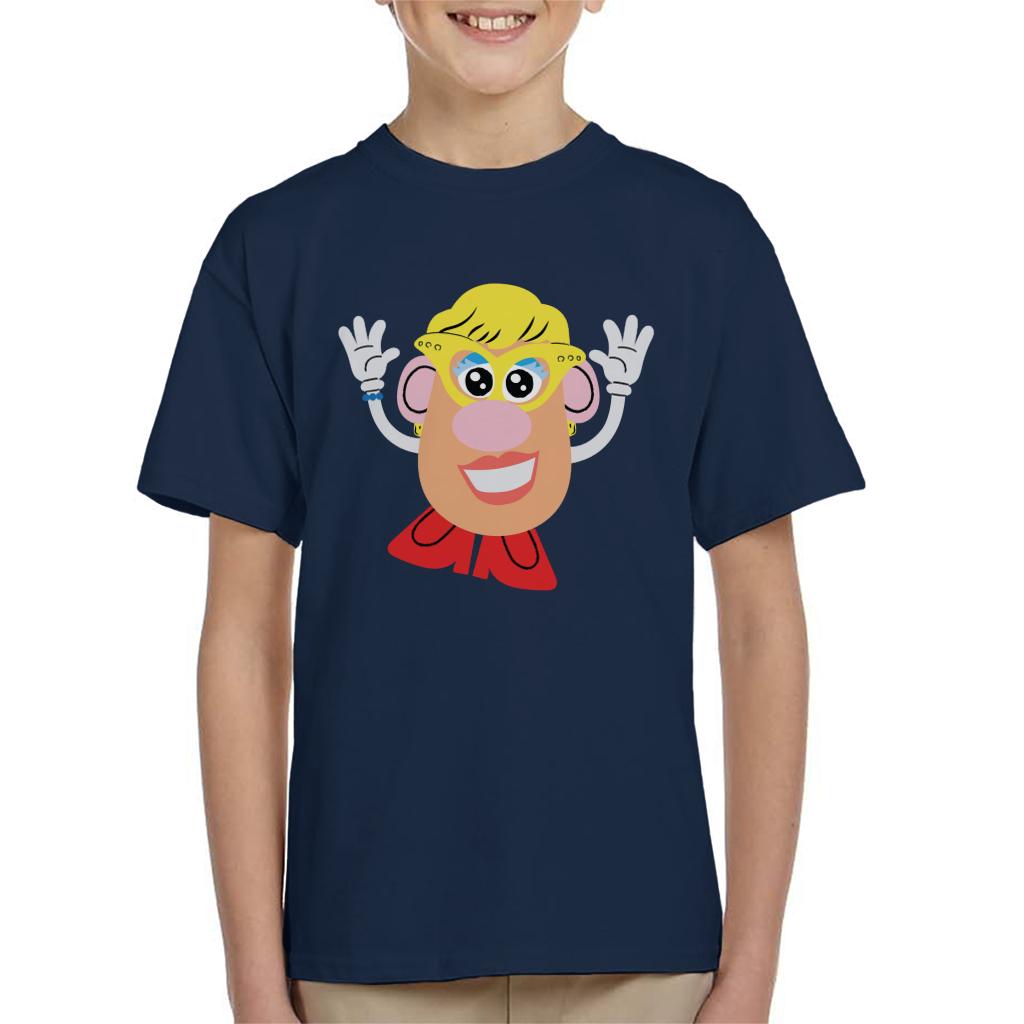 Mrs Potato Head Yellow Glasses Kid's T-Shirt product image 4