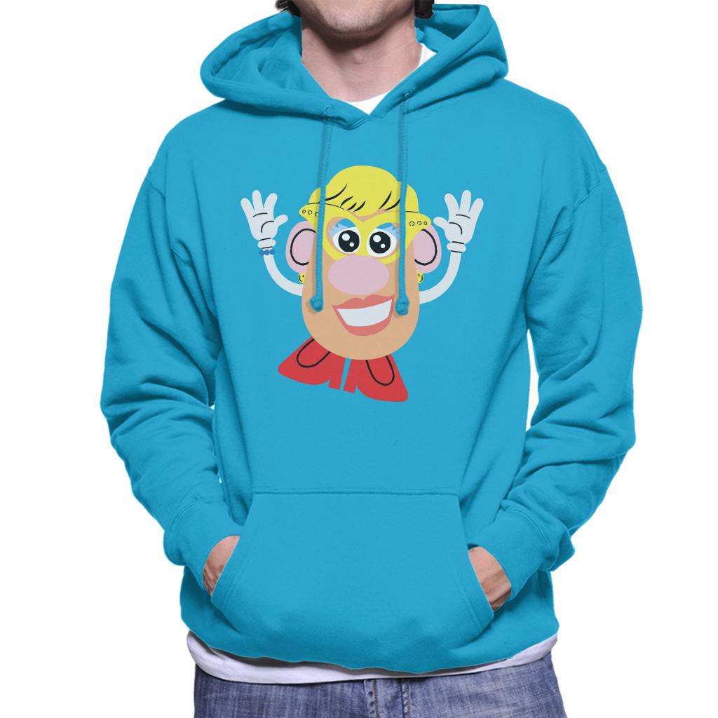 Mrs Potato Head Yellow Glasses Men's Hooded Sweatshirt product image 6
