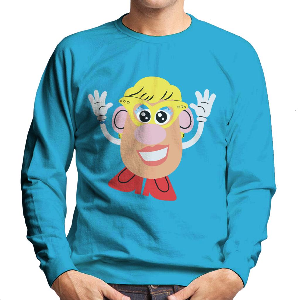 Mrs Potato Head Yellow Glasses Men's Sweatshirt product image 6
