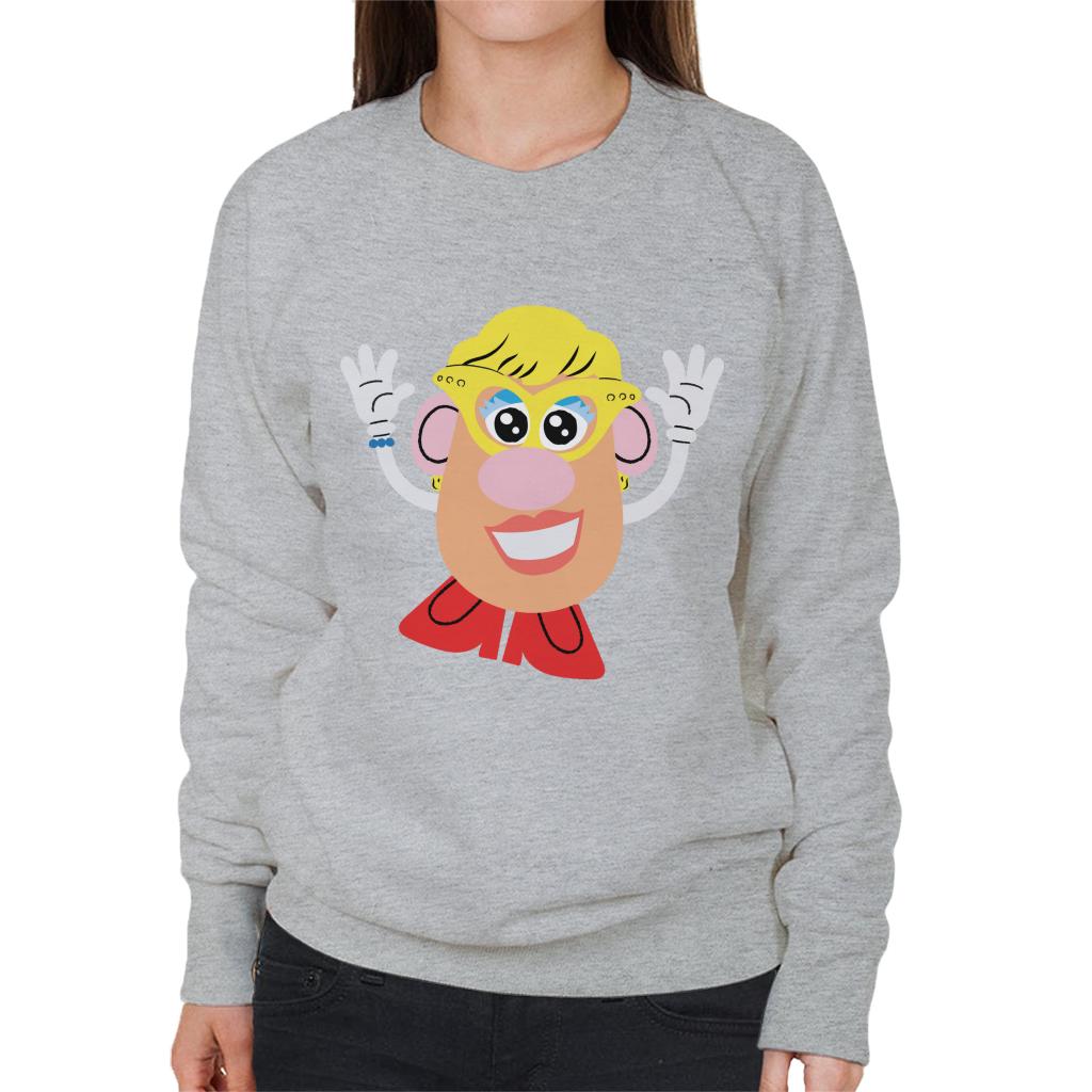 Mrs Potato Head Yellow Glasses Women's Sweatshirt product image 1