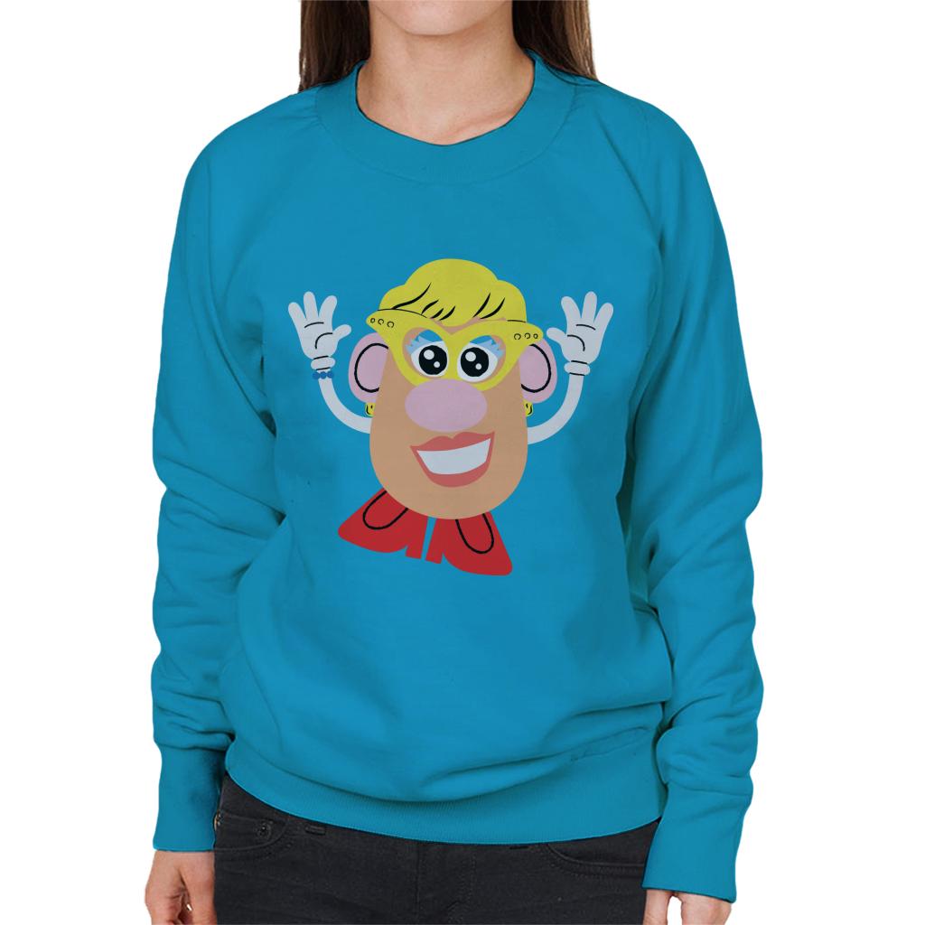 Mrs Potato Head Yellow Glasses Women's Sweatshirt product image 6