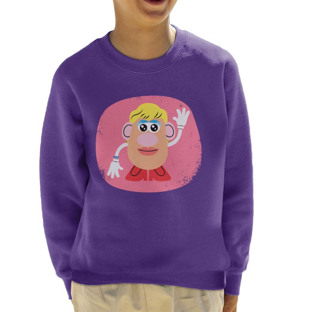Mrs Potato Head Waving Kid's Sweatshirt product image 6