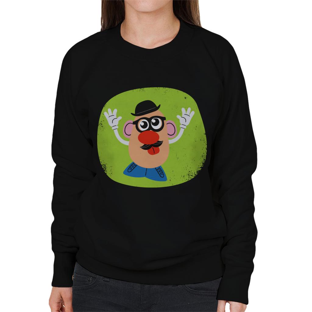 Mr Potato Head Glasses And Tongue Out Women's Sweatshirt product image 1