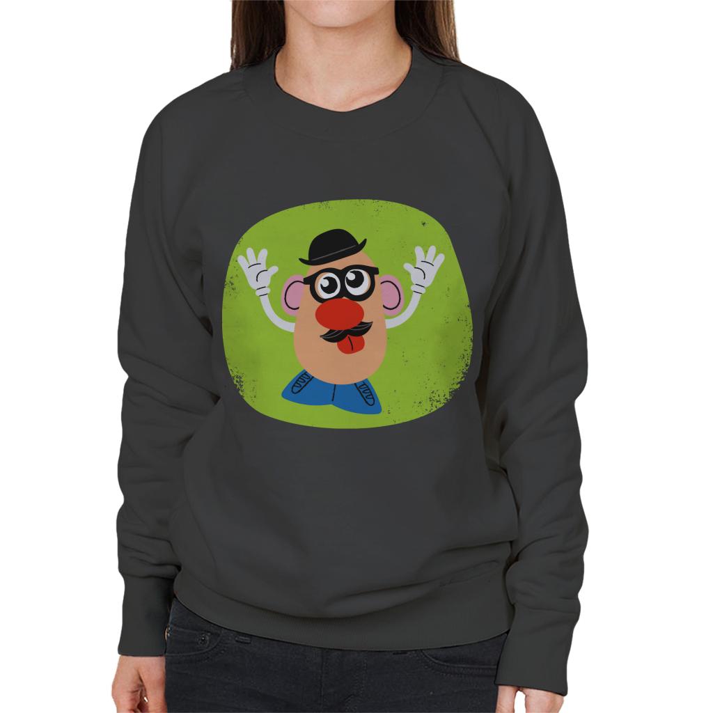 Mr Potato Head Glasses And Tongue Out Women's Sweatshirt product image 4