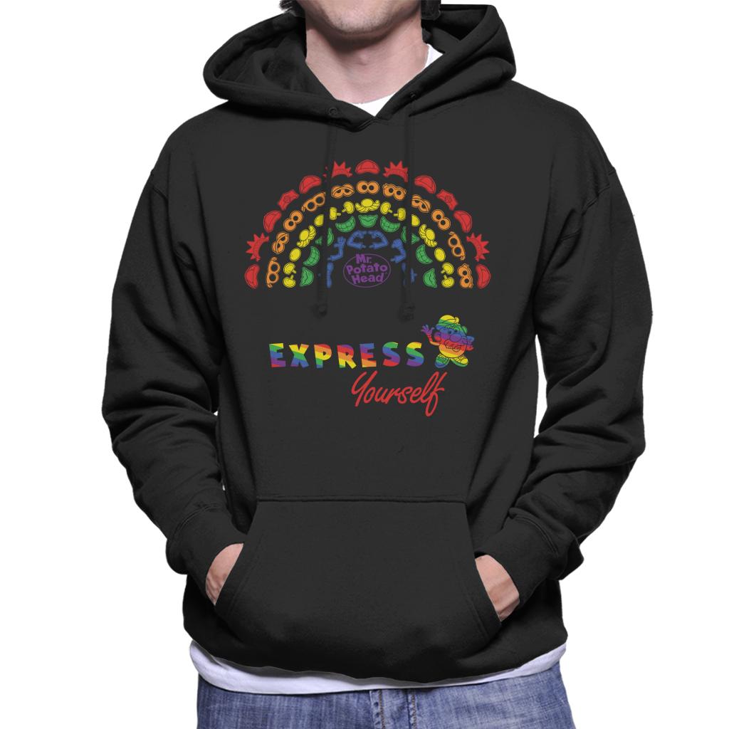 Mr Potato Head Express Yourself Pride Rainbow Men's Hooded product image 1