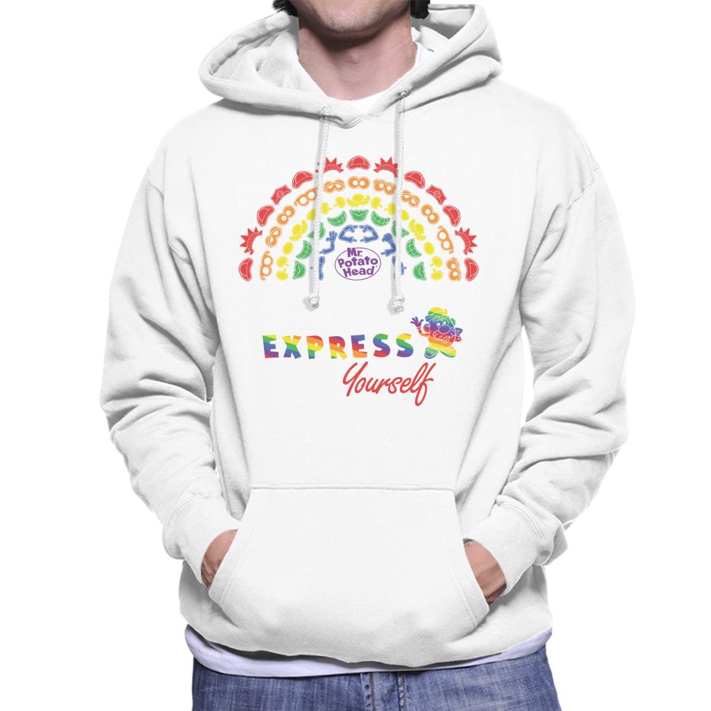 Mr Potato Head Express Yourself Pride Rainbow Men's Hooded product image 4