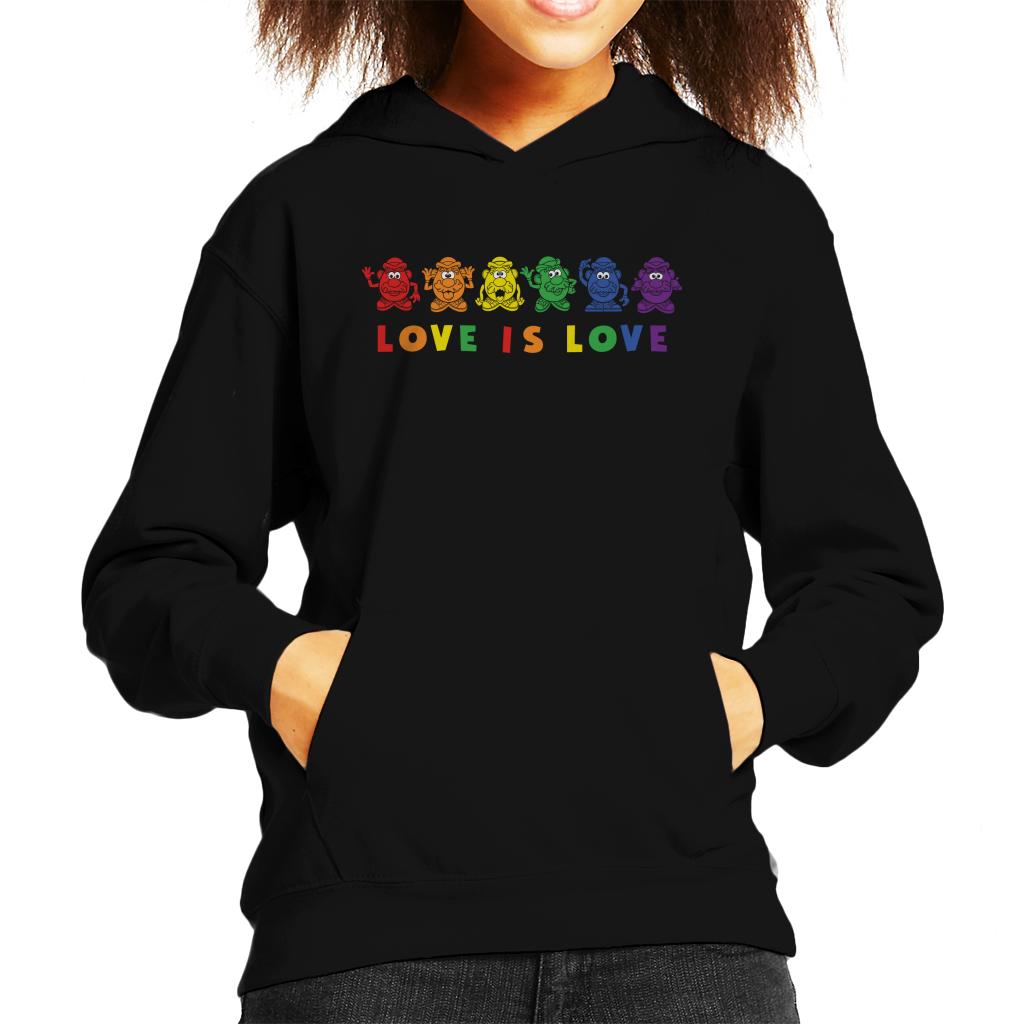 Mr Potato Head Pride Love Is Kid's Hooded Sweatshirt product image 1