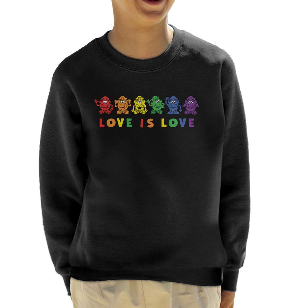 Mr Potato Head Pride Love Is Kid's Sweatshirt product image 1