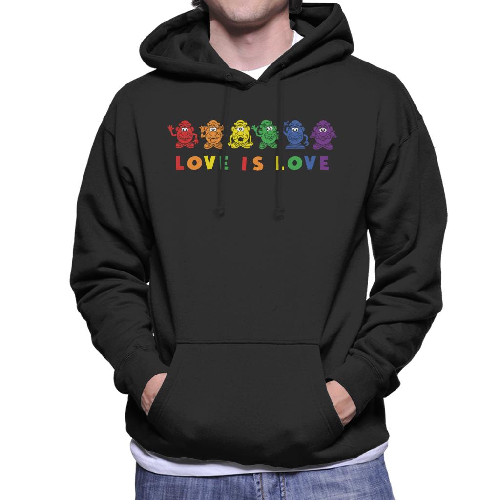 Mr Potato Head Pride Love Is Men's Hooded Sweatshirt product image 1