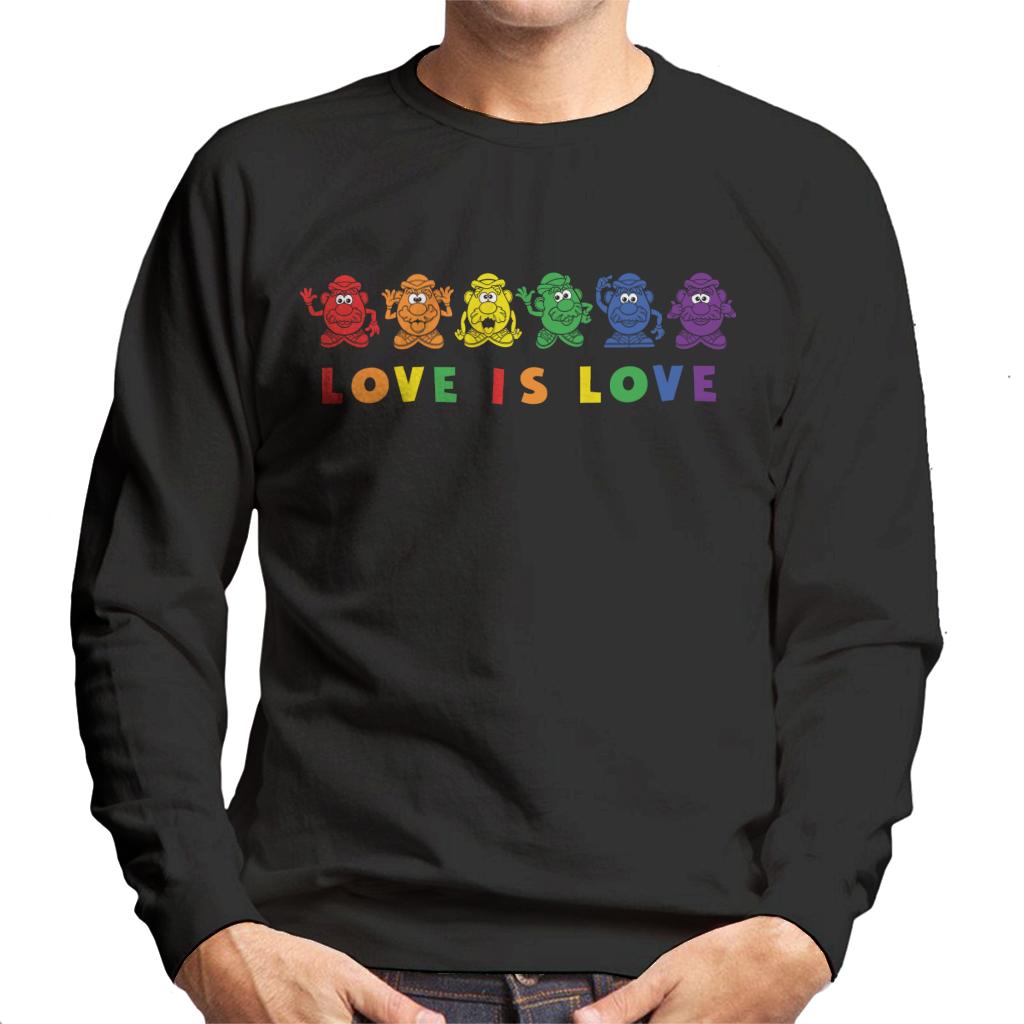 Mr Potato Head Pride Love Is Men's Sweatshirt product image 1