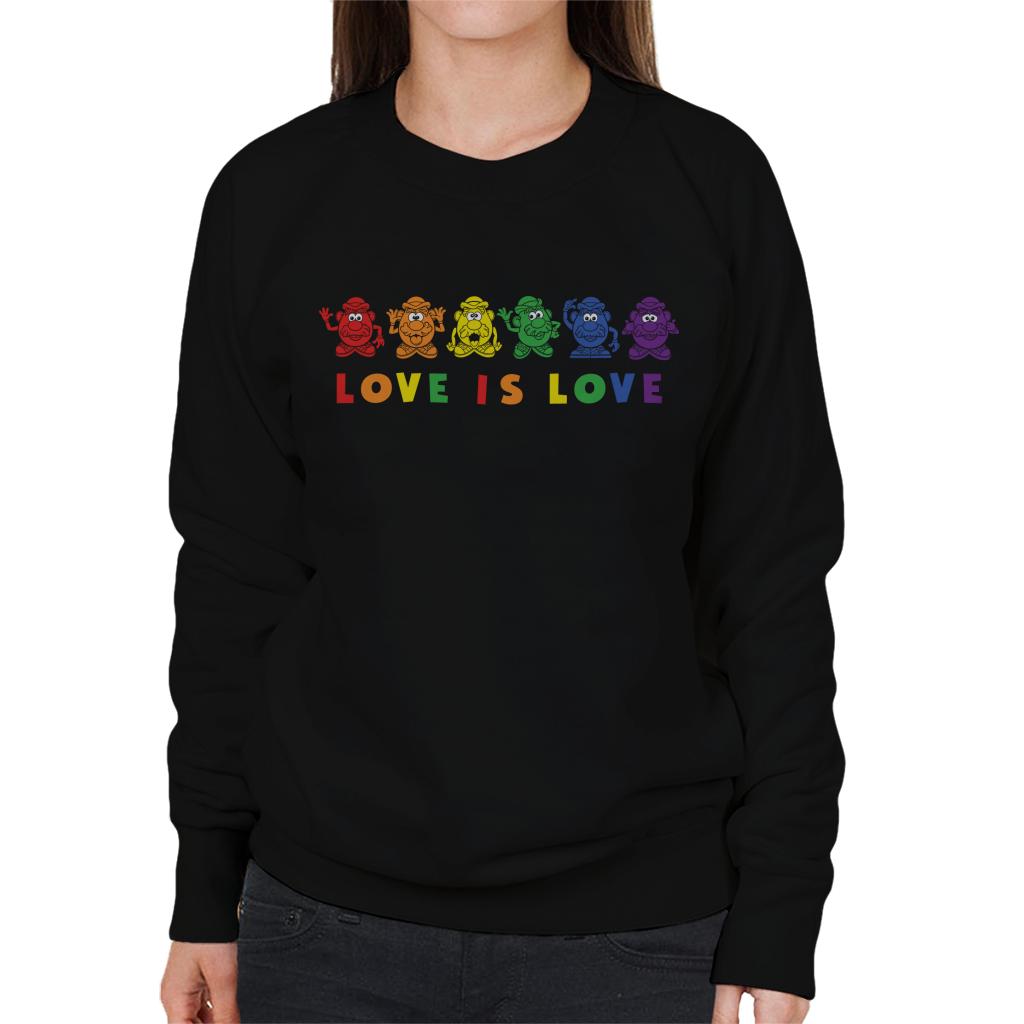Mr Potato Head Pride Love Is Women's Sweatshirt product image 1