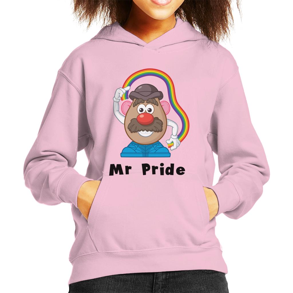 Mr Potato Head Mr Pride Rainbow Kid's Hooded Sweatshirt product image 6