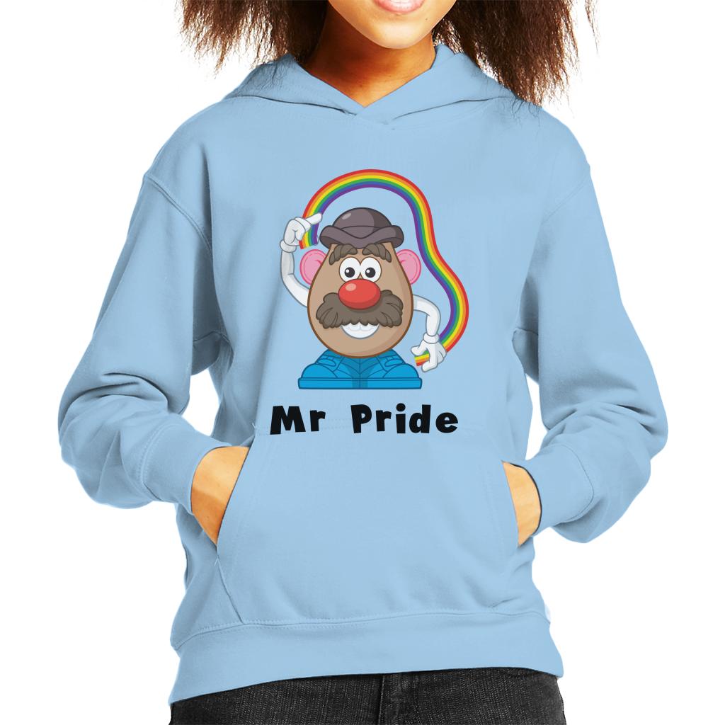 Mr Potato Head Mr Pride Rainbow Kid's Hooded Sweatshirt product image 1