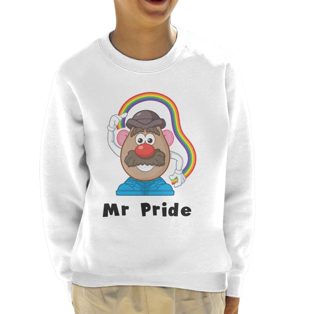 Mr Potato Head Mr Pride Rainbow Kid's Sweatshirt product image 4