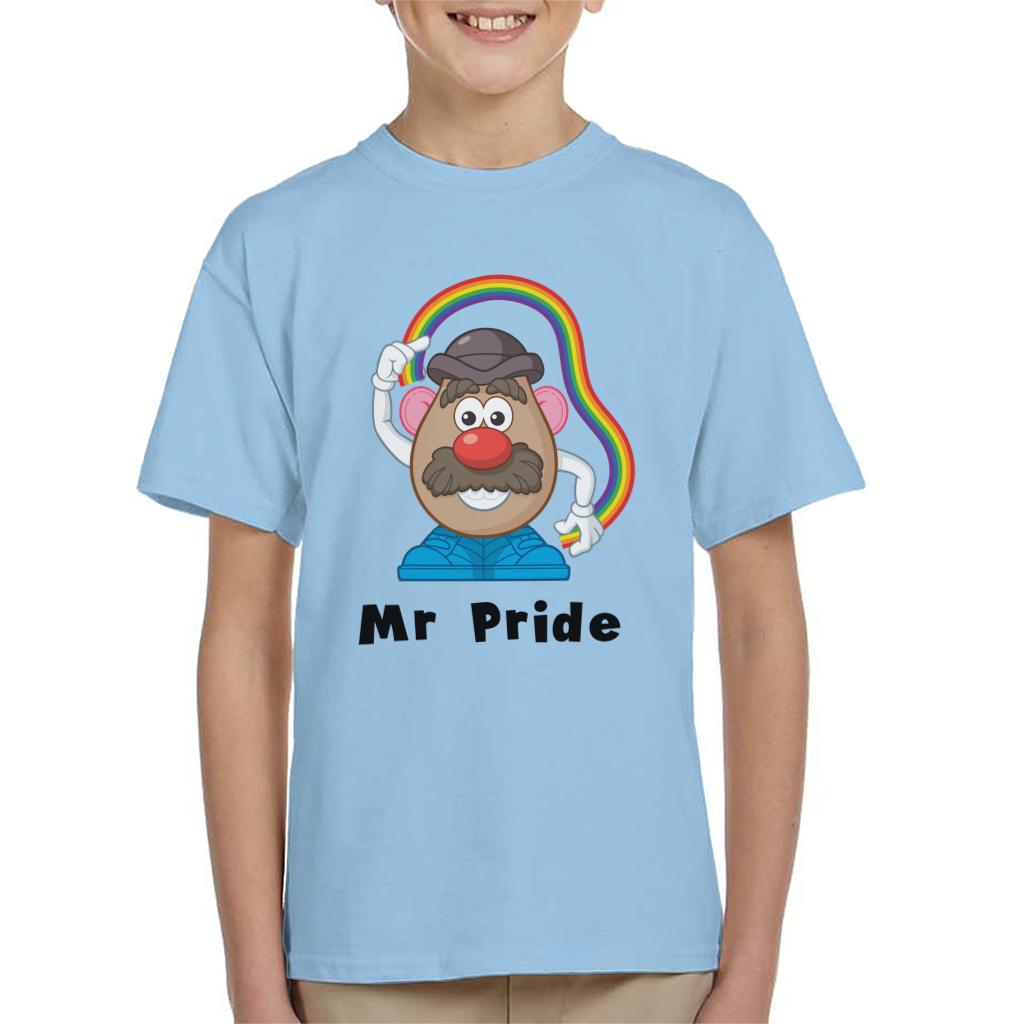 Mr Potato Head Mr Pride Rainbow Kid's T-Shirt product image 4