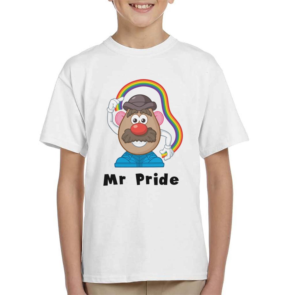 Mr Potato Head Mr Pride Rainbow Kid's T-Shirt product image 1