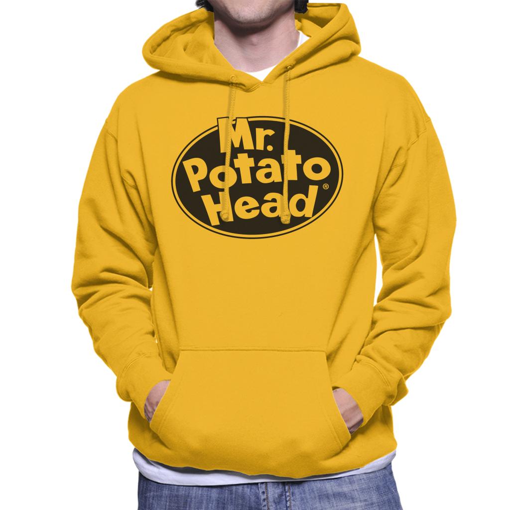 Mr Potato Head Classic Black Logo Men's Hooded Sweatshirt product image 6