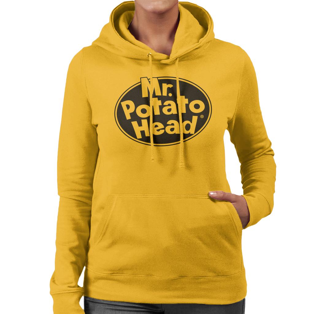 Mr Potato Head Classic Black Logo Women's Hooded Sweatshirt product image 6