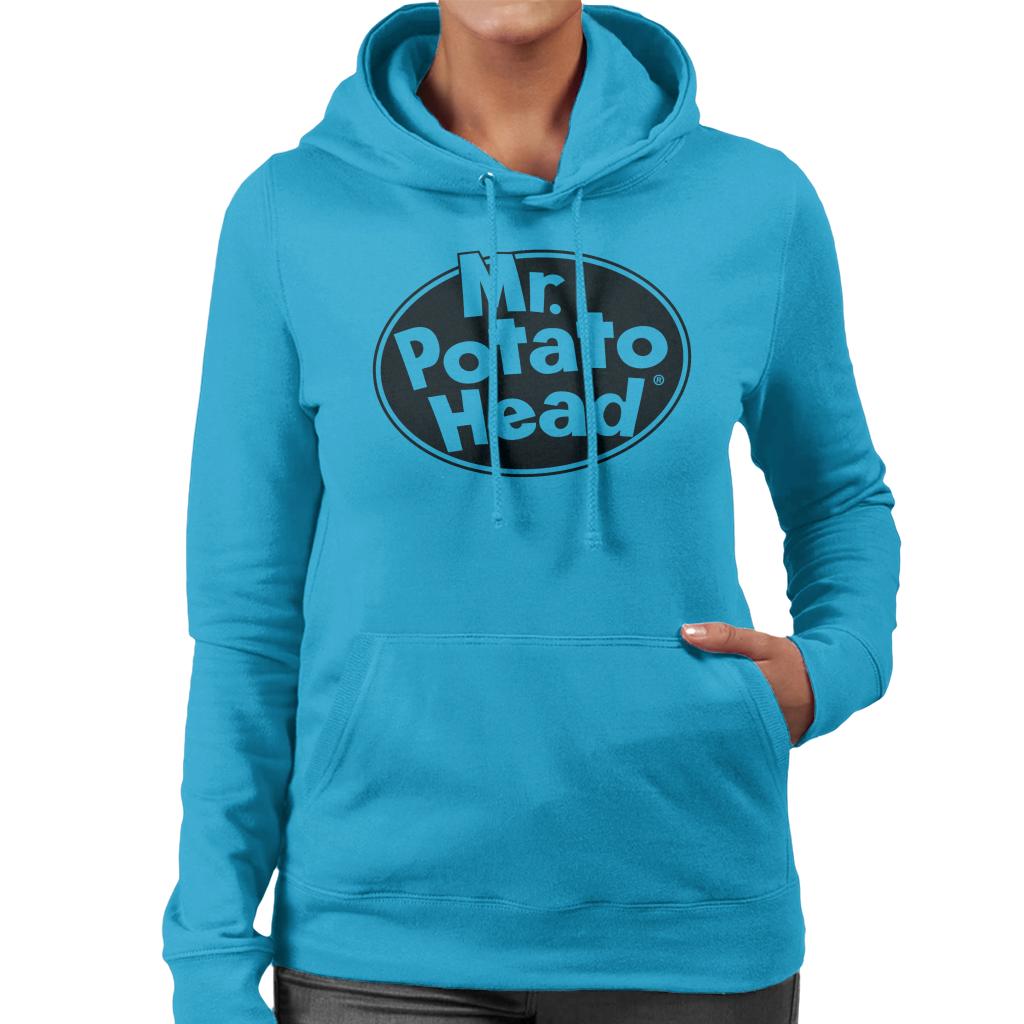 Mr Potato Head Classic Black Logo Women's Hooded Sweatshirt product image 4