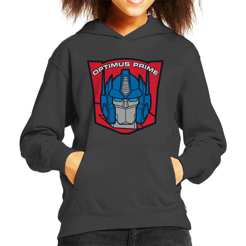 Transformers Optimus Prime Retro Red Badge Kid's Hooded product image 1