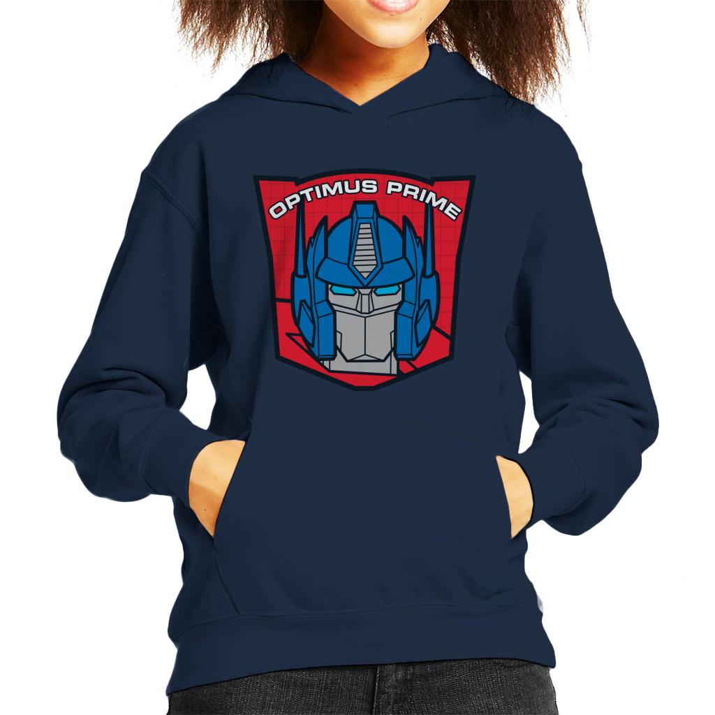 Transformers Optimus Prime Retro Red Badge Kid's Hooded product image 4
