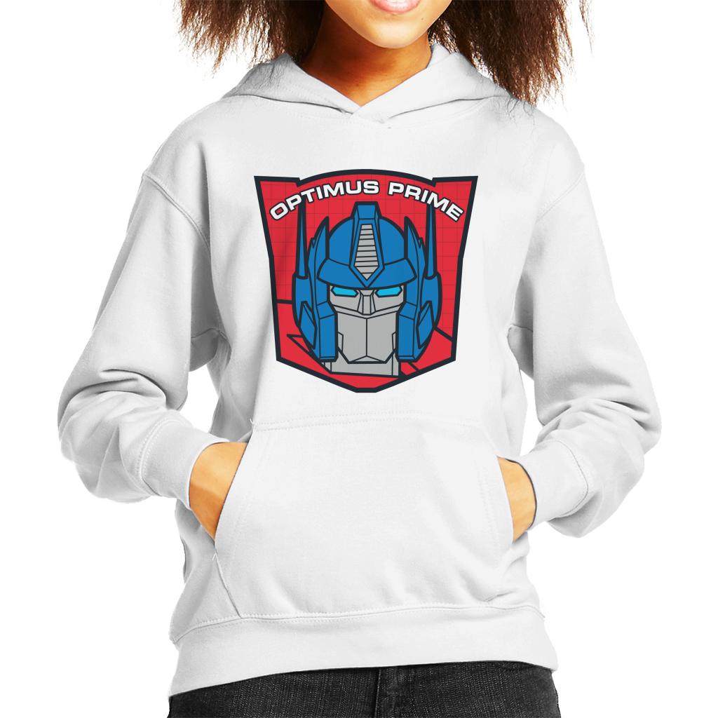 Transformers Optimus Prime Retro Red Badge Kid's Hooded product image 6