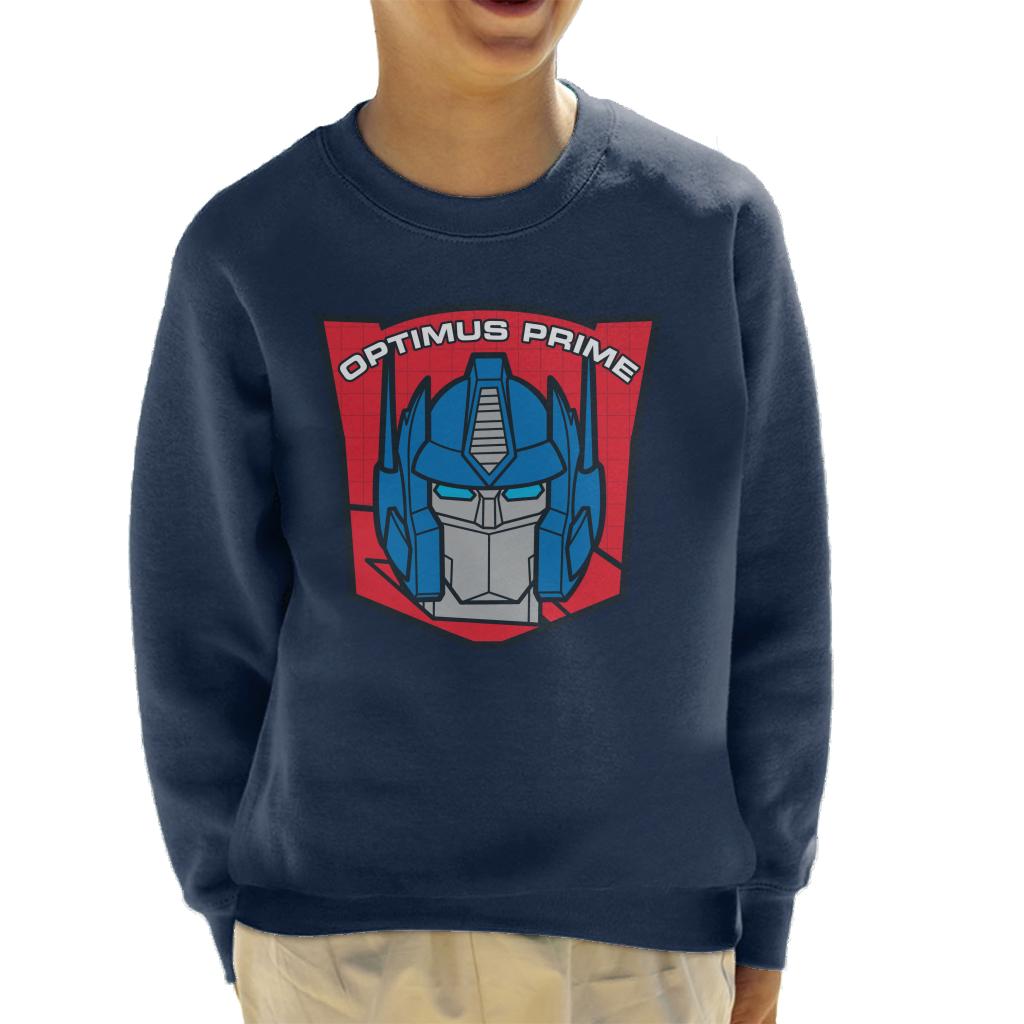 Transformers Optimus Prime Retro Red Badge Kid's Sweatshirt product image 4