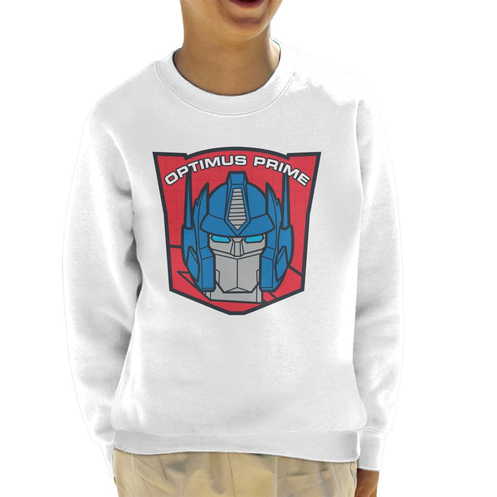 Transformers Optimus Prime Retro Red Badge Kid's Sweatshirt product image 6