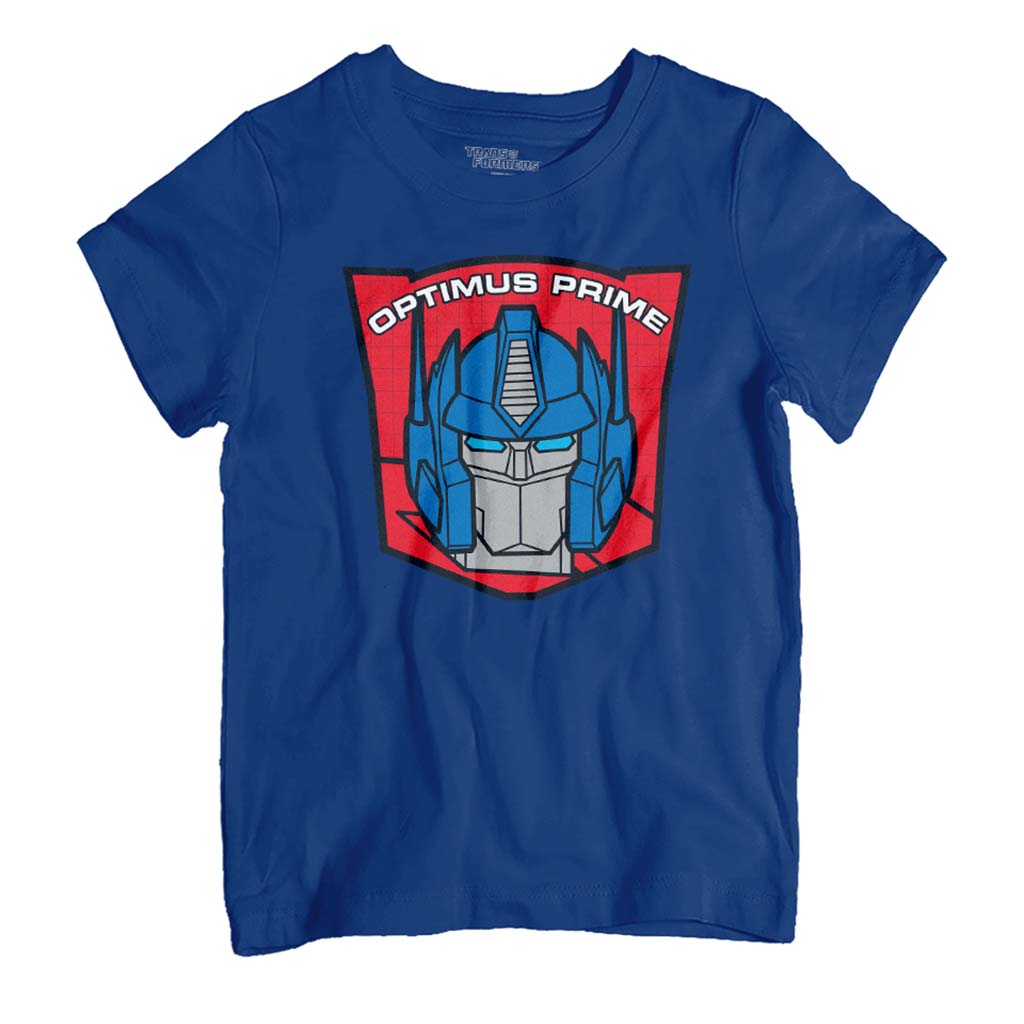 Transformers Optimus Prime Retro Red Badge Kid's T-Shirt product image 1