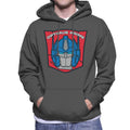Transformers Optimus Prime Retro Red Badge Men's Hooded product image 1