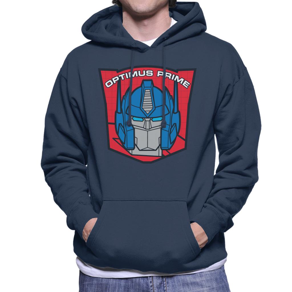 Transformers Optimus Prime Retro Red Badge Men's Hooded product image 6