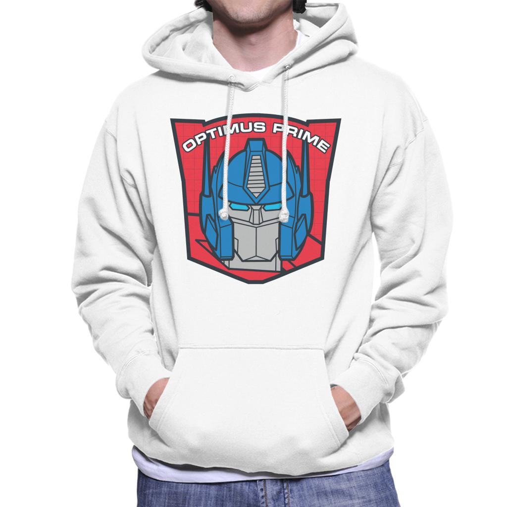 Transformers Optimus Prime Retro Red Badge Men's Hooded product image 4
