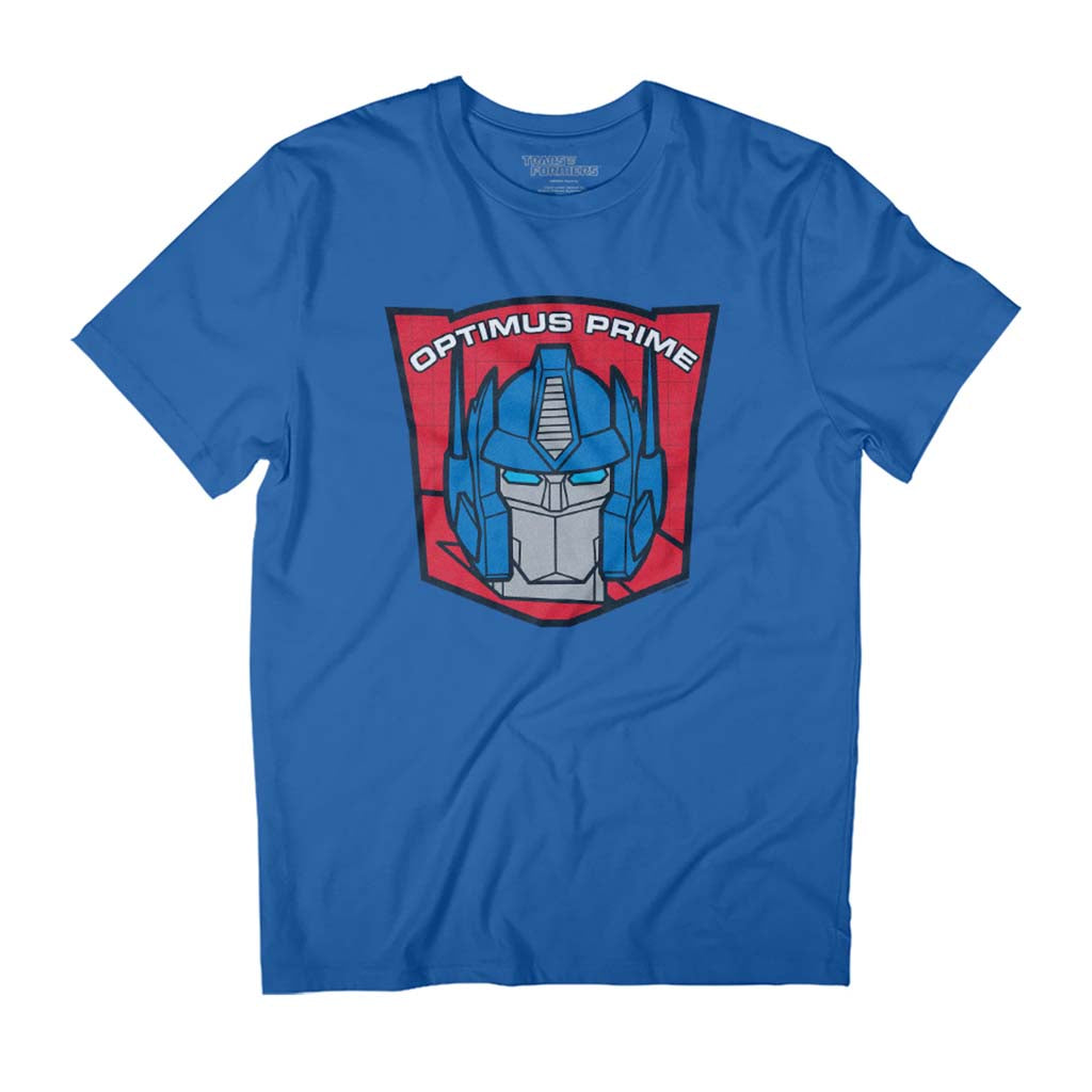 Transformers Optimus Prime Retro Red Badge Men's T-Shirt product image 1