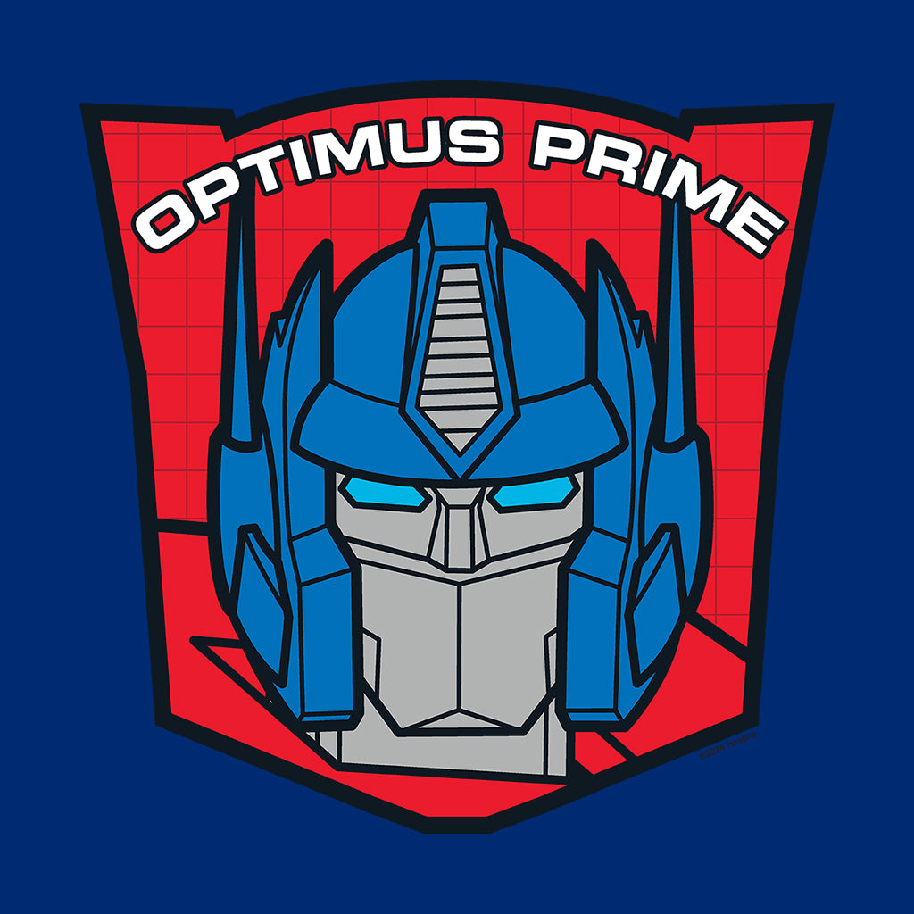 Transformers Optimus Prime Retro Red Badge Men's T-Shirt product image 2