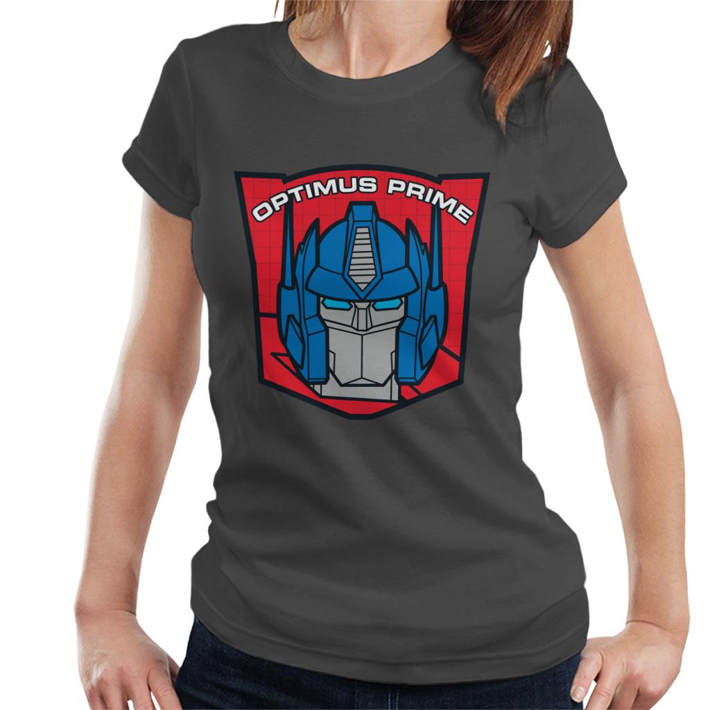 Transformers Optimus Prime Retro Red Badge Women's T-Shirt product image 1